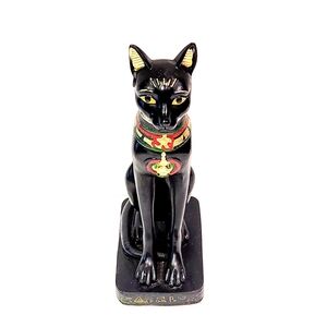 Black Egyptian Cat Figurine